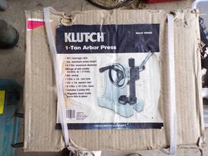 lot 349 image: 1 Ton Arbor Press in Box