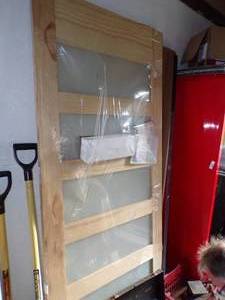 lot 388 image: Sliding Door with Hardware