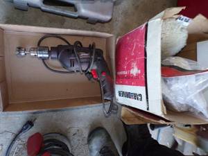 lot 401 image: Buffer, Drill, Buffing Pads