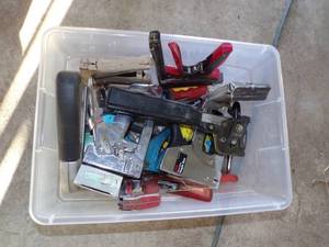 lot 416 image: Tote of Staplers