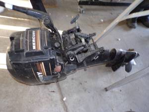 lot 417 image: Mercury 9.8 2 stroke  Long Shaft
