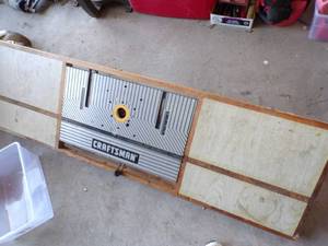 lot 420 image: Craftsman Rotor with table