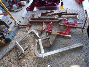 lot 437 image: Lot of C-clamps 8