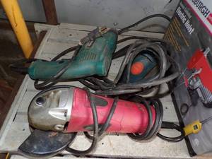 lot 485 image: Grinder, Drill, Sander