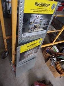 lot 460 image: Diamond Plate Pegboard