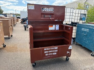 lot 2 image: JOBOX piano box job site storage. 60 Inch, 1-682990