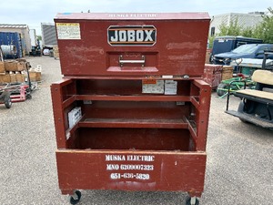 lot 91 image: Jobox Site-Vault security storage box L 60 x H 58 x D 30 