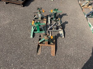 lot 153 image: (5) Greenlee Screw-Type Reel Stands