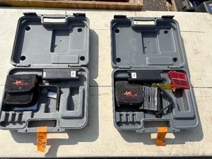 lot 163 image: (1) Pacific Laser Systems in cases. Extra case holds accessories