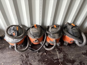 lot 240 image: (4) Ridgid Vacuums
