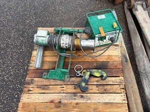 lot 48 image: Greenlee Tugger and  03561 speed booster for Greenlee Ultra Tugger, powers up