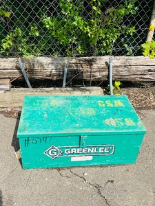 lot 259 image: Greenlee metal Storage box 123031510