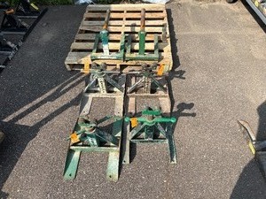 lot 157 image: (4) Greenlee Telescoping Reel Stands