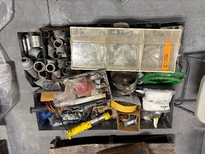 lot 275 image: Electric and plumbing parts Halex EMT Compression Connectors Cushioned clamps insulated tap