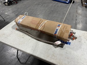 lot 281 image: (30) SS braided fire-retardant hoses, various dimensions ChamFlex, Daikin