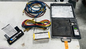lot 273 image: Compute-A-Charge Scale TotalTest2  Parker Liquid Line Filter-drier Yellow Jacket Plus II Charging hose