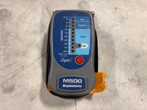 lot 294 image: Supco M500 Meghommeter insulation tester