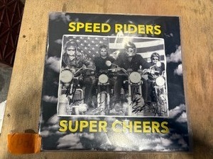lot 304 image: Speed riders Super Cheers autographed LP record SCR-002 Gray MN hoodie