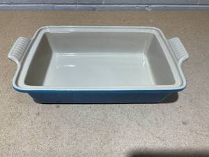 lot 21 image: Le Creuset Heritage Deep Rectangular Lasagna Dish