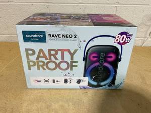 lot 123 image: soundcore by Anker- Rave Neo 2 Portable Speaker