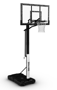 lot 10 image: Spalding 60-Inch Portable Basketball Hoop with Acrylic Backboard
