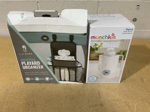 lot 294 image: Universal Playard Organizer & Digital Bottle Warmer Set