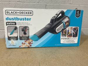 lot 343 image: BLACKDECKER dustbuster Extra Cordless Hand Vacuum