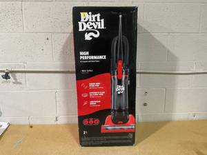 lot 349 image: Dirt Devil Multi-Surface Upright Bagless Vacuum Cleaner for Carpet and Hard Floor, Powerful, Lightweight, Corded Vacuum Cleaners for Home Use
