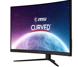 MSI G32C4X, 32" Gaming Monitor, 1920 x 1080 (FHD) Curved Gaming Monitor, 1 ms, 250Hz, FreeSync, 1500R, HDMI, DisplayPort, Tilt Adjustable, Black