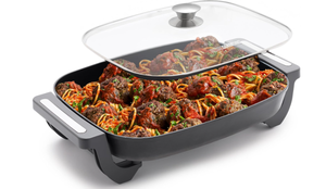 lot 133 image: Blue Diamond 7QT 5-in-1 Extra Large Electric Skillet, , Graphite