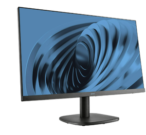 lot 158 image: onn 24 FHD (1920 x 1080p) 100hz Office Monitor with 6.07 ft HDMI Cable, Black