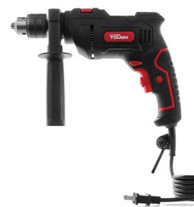 lot 215 image: Hyper Tough 6-Amp 12-inch Corded Hammer Drill, Keyed Chuck, 120 Volt,TD6HD