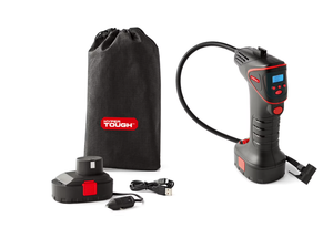 lot 235 image: Hyper Tough DC 12V Cordless Portable Pistol Tire Inflator with Pre-set Digital Gauge-100psi