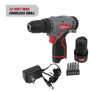 lot 238 image: Hyper Tough 12V Max Lithium-Ion Cordless 38-inch Drill Driver with 1.5Ah Battery