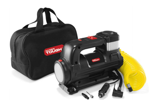 lot 243 image: Hyper Tough DC 12V Heavy Duty Direct Drive Digital Tire Inflator with Detachable LED Light