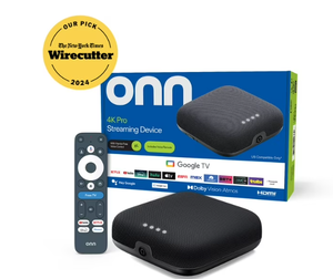 lot 275 image: onn 4K Pro Streaming Device, Google TV - Ultra-fast Streaming, Stunning 4K UHD, 32GB Storage, 3GB RAM