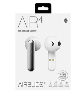 lot 293 image: Airbuds Air4 True Wireless Earbuds, 1.0 pr