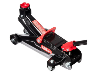 lot 309 image: Hyper Tough T82011W Trolley Jack, 2 Ton Black and Red