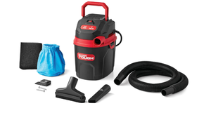 lot 311 image: Hyper Tough 1.5 Gallon 2 Peak HP Poly WetDry Vacuum, VH105 3502
