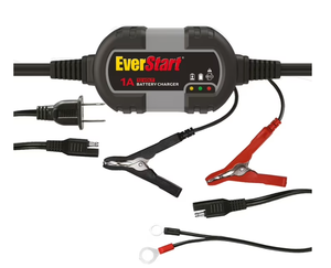 lot 323 image: Everstart 12V AutomotiveMarine Battery Charger and Maintainer (BM1E)