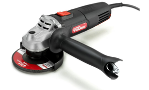 lot 337 image: Hyper Tough 6 Amp Corded Angle Grinder with Handle, Adjustable Guard, 4-12 inch Grinding Wheel & Wrench, New Condition