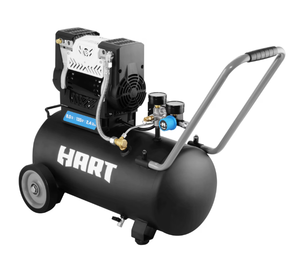lot 30 image: HART 135 PSI Oil-Free Electric Air Compressor 8 gal