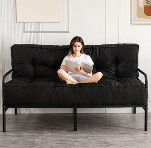 lot 433 image: YOSHOOT 8 Inches Futon Mattress, Queen Size Floor Mattress for Adults, Thick Futons Sofa Couch Bed