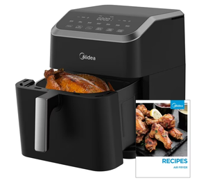 lot 448 image: Midea 7.8 Qt Air fryer with Heat Express Technology, 9-in-1 Programs