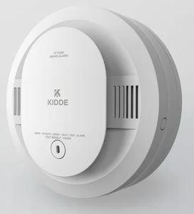 lot 477 image: Kidde 10-Year Sealed Lithium Battery-Operated Photoelectric Smoke Detector Alarm