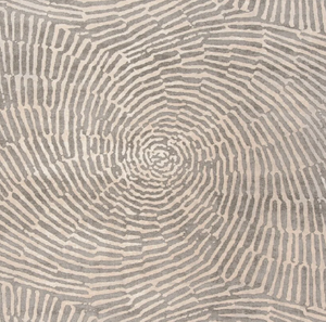 lot 92 image: SAFAVIEH Meadow Lena Modern Abstract Rug - 8 Square - Taupe - Square