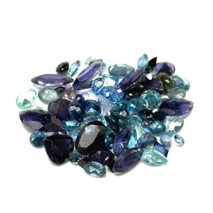 lot 10 image: 28.6 Carat Assortment Gemstones Topaz, Tanzanite, Iolite Loose