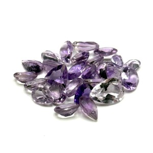 lot 29 image: 19.4 Carat Amethyst Assorted Shapes Gemstones Loose