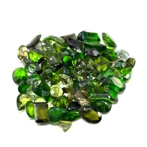 lot 47 image: 41.4 Carat Assorted Green Unidentified Gemstones Loose