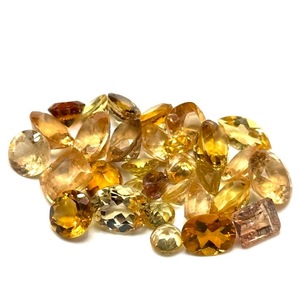 lot 54 image: 38.3 Carat Citrine Gemstones Loose